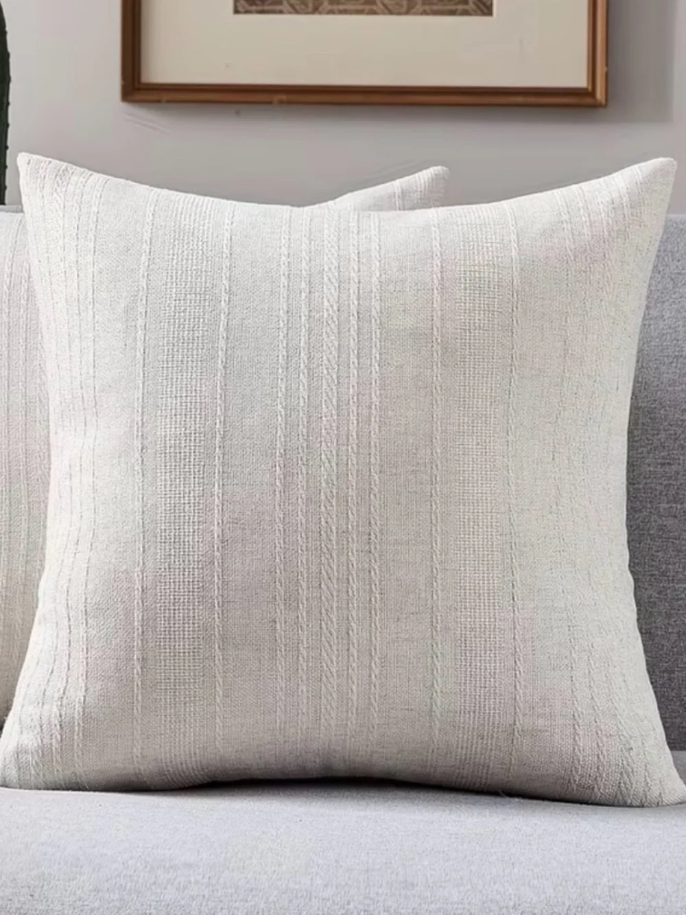 Tan Square 18”x18” Toss Pillow Cover ~NEW~ Qty1 - Discount if purchasing 2+